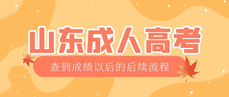东明成考查完成绩以后做什么，东明成考网